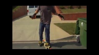 Loaded Boards Safety Tip  How to Footbrake your Longboard [upl. by Carlye]