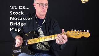 Telecaster Pickup Comparison Demo  Vintage Fender Kinman Barden [upl. by Enelrats]