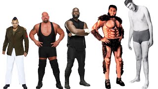 Top 20 Tallest Wrestlers of All Time Real Heights [upl. by Nugesulo]