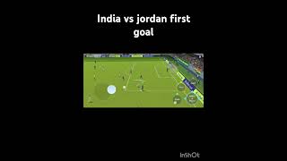 India vs jodan first goal videosunilchhetri indiafootballteam [upl. by Hiamerej70]