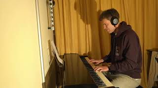 Mads Langer  Helt Deroppe  Piano Cover [upl. by Threlkeld]