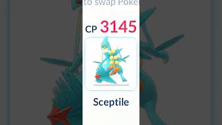 1 HP✨Mega Sceptile Destroy Grunt Badly in pokemongo [upl. by Ykcul]