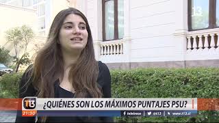 ¿Quiénes son los máximos puntajes de la PSU [upl. by Atnamas10]