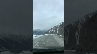 Mountain cover with snow in zojila road [upl. by Stempson]