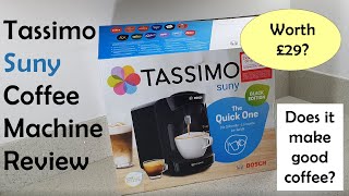 Tassimo Suny Black Coffee Machine Review [upl. by Ebanreb786]