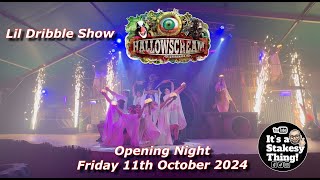 Lil Dribble Show at HallowScream York Maze Opening Night October 2024 itsastakesything [upl. by Ridglea]