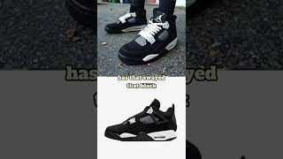 Black Jordan 4s sneakerpodcast shoepodcast sneakertalk shoes wine sneakernews nike [upl. by Ikkin]