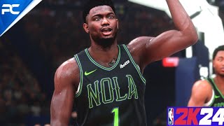 KINGS vs PELICANS Full Gameplay SoFiPlayIn  NBA 2K24 PC MOD  REALISTIC GRAPHICS  ULTRA SETTINGS [upl. by Aivatra]