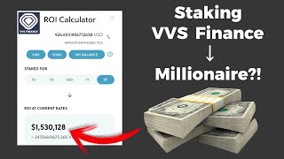 VVS Finance Staking plans to make me a Millionaire in 5 years 💸 [upl. by Aelyak367]