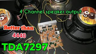 TDA7297 DUAL IC amplifier board REVIEW and TEST [upl. by Lehman]