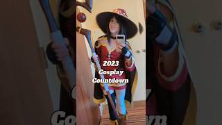 2023 Cosplay Countdown PART 2 Megumin from KonoSuba anime cosplay 2023recap [upl. by Lezlie]