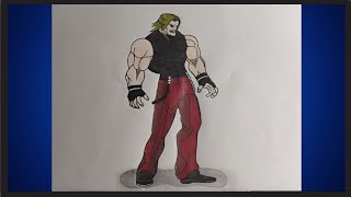 COMO DESENHAR O RUGAL DO THE KING OF FIGTH 2002Passo a Passo [upl. by Genie]