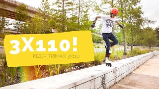 ROCES M12 w KIZER TRIMAX 3X110  rollerblading [upl. by Aveneg]