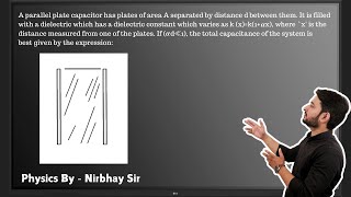 A parallel plate capacitor has plates of area A separated by distance d between them [upl. by Loss791]