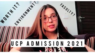 UCP ADMISSION  STUDIES 📚  ENVIRONMENT  FACULTY  vlogs by kanza [upl. by Kessia790]