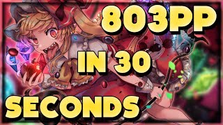 877⭐ OsuTutorial  How to get 803PP in 30 seconds [upl. by Sisco]