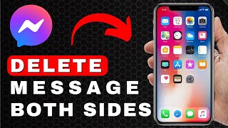 How to Delete Messages from Both Sides on Facebook Messenger  Android Tutorial [upl. by Airdnek89]