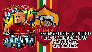 Madfut 25 Sbc Solutions Radja Nainggolan Cagliari [upl. by Rimisac]