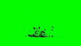 debris explosion 2 Green Screen [upl. by Azil603]