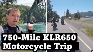 Motorcycle Trip on a KLR650 with Sport Bikes  Can the KLR do it [upl. by Negah272]