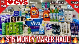 CVS Free amp Cheap Coupon Deals amp Haul 77  720 15 Money Maker Haul 🔥 Learn CVS Couponing [upl. by Nitsreik232]