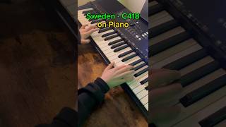 Sweden  C418 on Piano  Full Version piano minecraft c418 sweden keyboard minecraftpiano [upl. by Krall758]