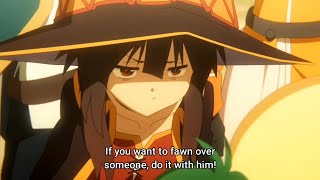 Megumin gets jealous when Iris starts flirting with Kazuma [upl. by Romy]