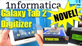 Samsung Galaxy Tab 2 P3110 Digitizer Replacement Digitiser Repair Tutorial [upl. by Mayworm194]