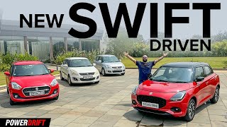 New Maruti Swift Review  Still a REAL Maruti Suzuki Swift  First Drive  PowerDrift [upl. by Anayek]