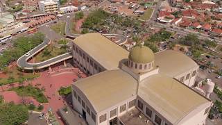 SANTUÁRIO BASÍLICA DO DIVINO PAI ETERNO  TRINDADE  GO IMAGENS AÉREAS [upl. by Ashjian]