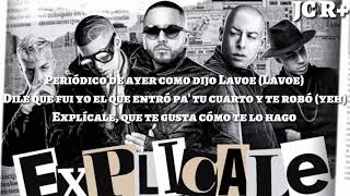 Explicale remix letra  yandel  noriel  bad bunny  cosculluela  brytiago [upl. by Perkoff156]