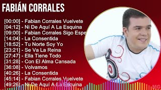 Fabián Corrales 2024 MIX Las Mejores Canciones  Fabian Corrales Vuelvete A Ir Ni De Aquí A La [upl. by Rramo368]