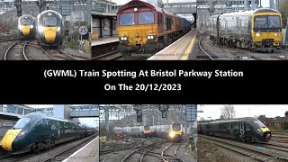 4K GWML Train Spotting At Bristol Parkway Station On The 20122023 [upl. by Saile634]