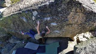 Lake Tahoe Bouldering  Boing Dexterity V7 [upl. by Jud554]