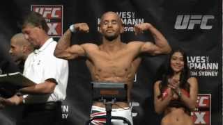 UFC on FX WeighIn Highlight The Flyweights [upl. by Elbertina663]