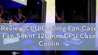 Review CPU Cooling Fan Case Fan Silent 120mm CPU Case Cooling Fan Dual Led [upl. by Cherida]