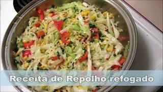 Receita de REPOLHO REFOGADO [upl. by Aronael550]