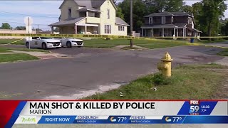 Marion Police Department officers involved in fatal shooting [upl. by Yelats]