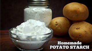 How to Make POTATO STARCH at Home [upl. by Rosmunda]