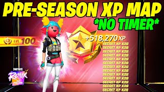 CRAZY NO TIMER Fortnite XP GLITCH Map to LEVEL UP FAST in Chapter 5 Season 4 Get Felina Skin [upl. by Clayson]