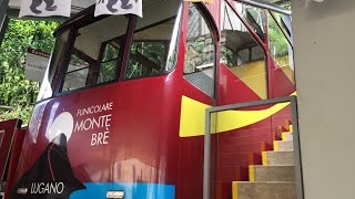 La Funicolare Monte Brè  Funicular Suisse Lugano Switzerland [upl. by Allak]