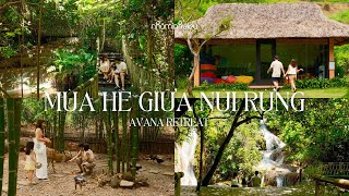 Avana Retreat Mai Châu Hòa Bình Vlog mùa hè giữa núi rừng Nhà Mình Vi Vu [upl. by Enomor226]