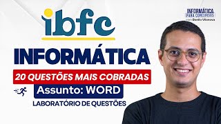 Questões IBFC  WORD  Informática com professor Danilo Vilanova opior ibfc [upl. by Eetsirk]