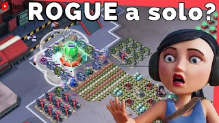 ROGUE with MICROWAVER amp HOT LANDING  zero losses SOLO  BOOM BEACH attack strategy amp gameplay [upl. by Akierdna]