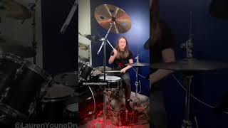 Lenny Kravitz  American Woman Drum Cover  Drummer Cam Performed LIVE by Female Teen Drummer [upl. by Maclaine929]