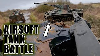 Using Tanks In The Most Epic Airsoft Battle Ever [upl. by Atterahs993]