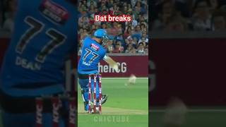 compilation of bats breaking  cricket cricket cricketlover [upl. by Ylrebma484]