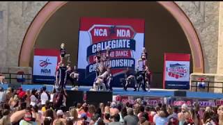 2019 Weber State Cheerleading National Championship performance [upl. by Irihs]