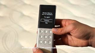 How to Bind or Connect your Sleep Number Remote to Your Bed [upl. by Chastain]