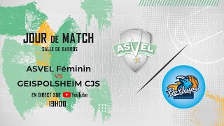 ASVEL Féminin  Geispolsheim CJS [upl. by Haraz112]